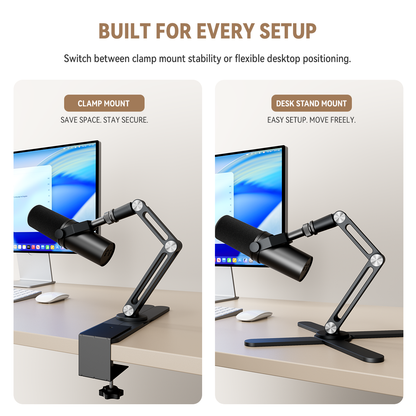 X37 Foldable Mic Boom Arm