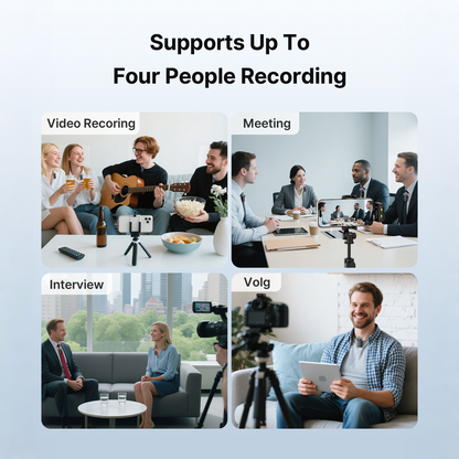 FULAIM X6PRO Wireless Lavalier Microphone System