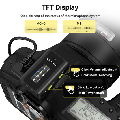 FULAIM X6PRO Wireless Lavalier Microphone System