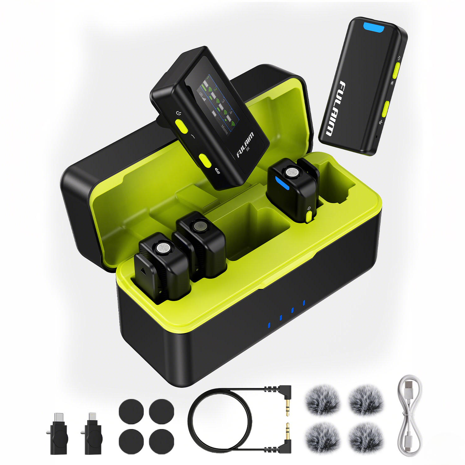 FULAIM X6PRO Wireless Lavalier Microphone System