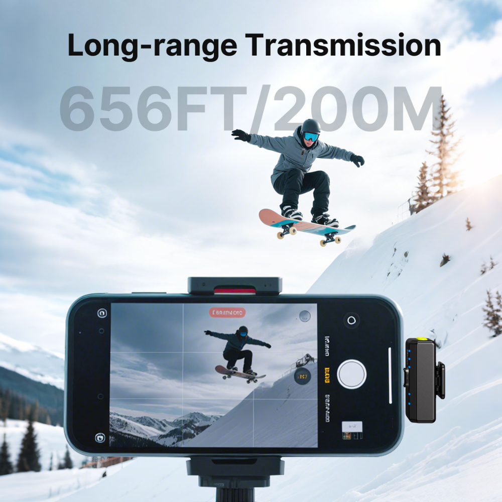 FULAIM X6S Wireless Lavalier Microphone System